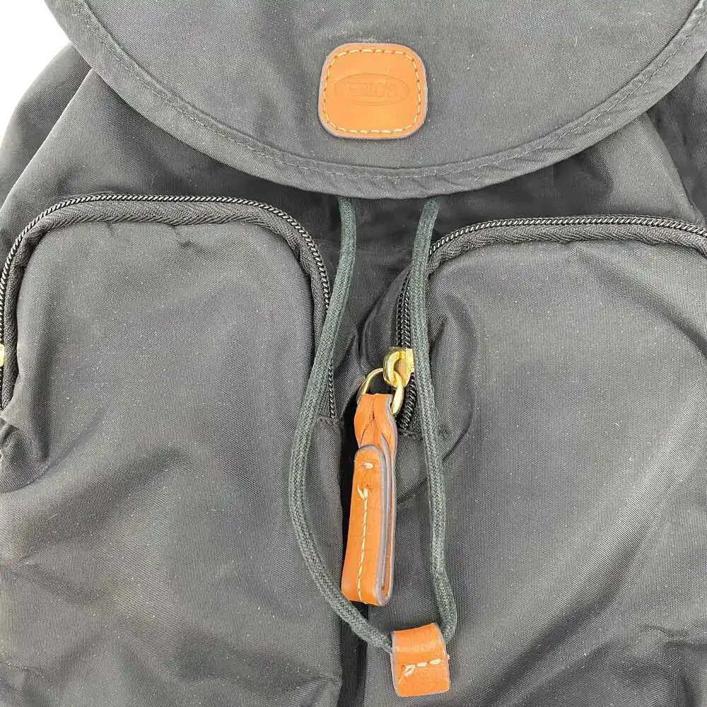 Bric's Black Mini Drawstring Backpack | Perfect for Every Season